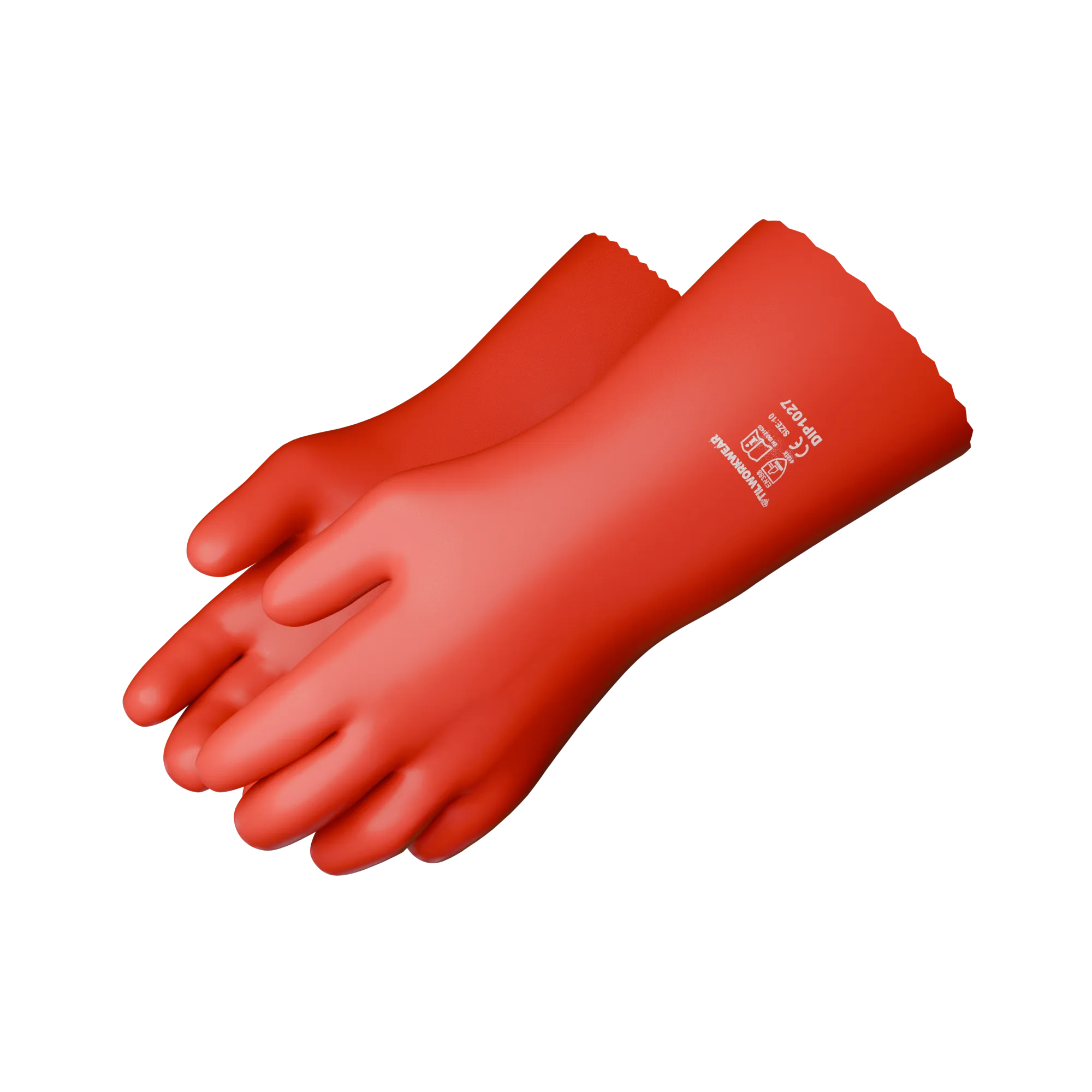 DIP1027 PVC Chemical Gaunlet Gloves