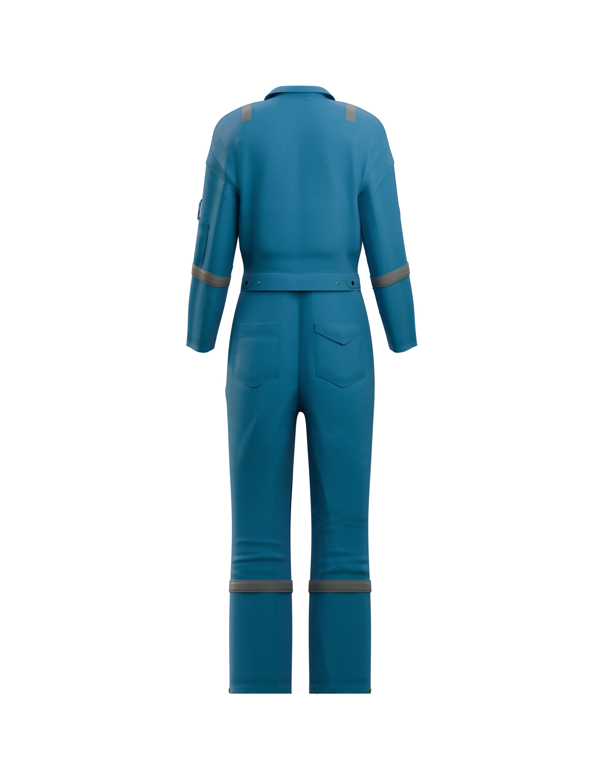 Midrian Inherent FR Ecogreen Detachable Female Coverall - Image 3