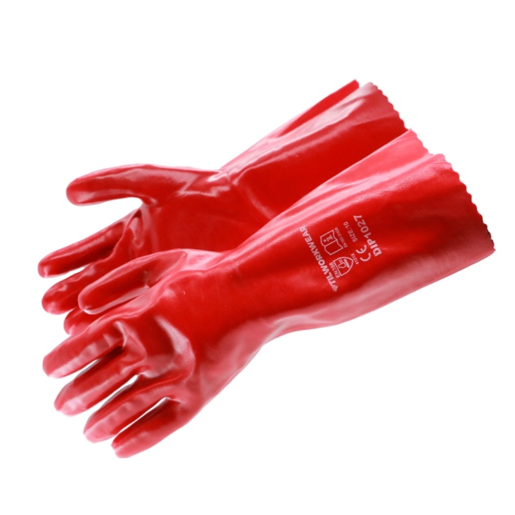 DIP1027 PVC Chemical Gaunlet Gloves